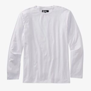Westport Black Pima Stretch Solid Tee White